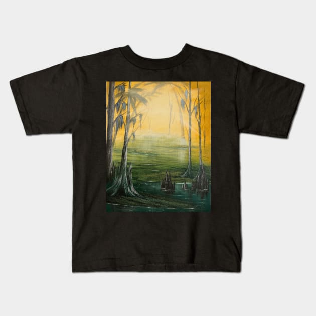 Golden Bayou Kids T-Shirt by J&S mason